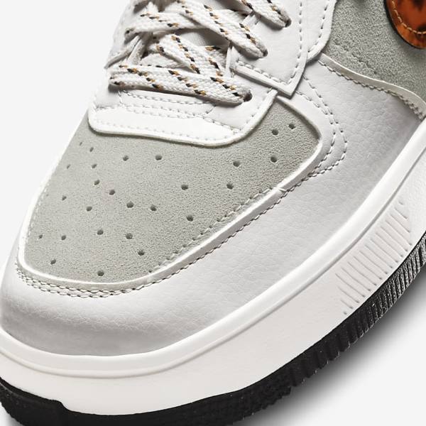 Women's Nike Air Force 1 Fontanka Sneakers Brown / Light Beige / Yellow | NK278UZA