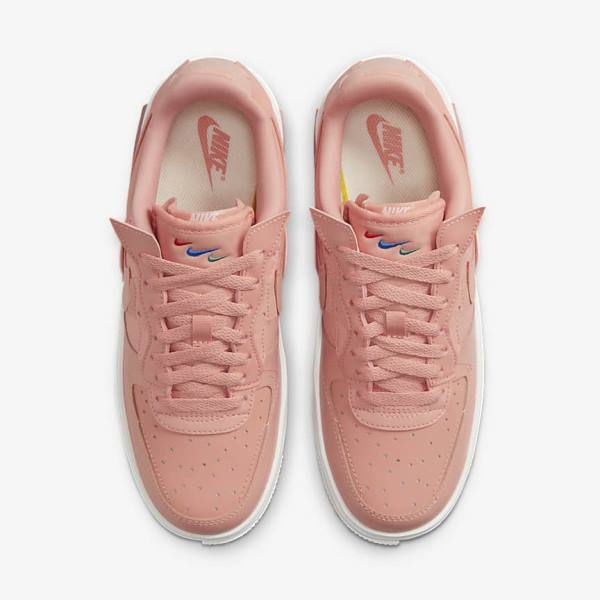 Women's Nike Air Force 1 Fontanka Sneakers White / Red Pink / Light | NK571KRG