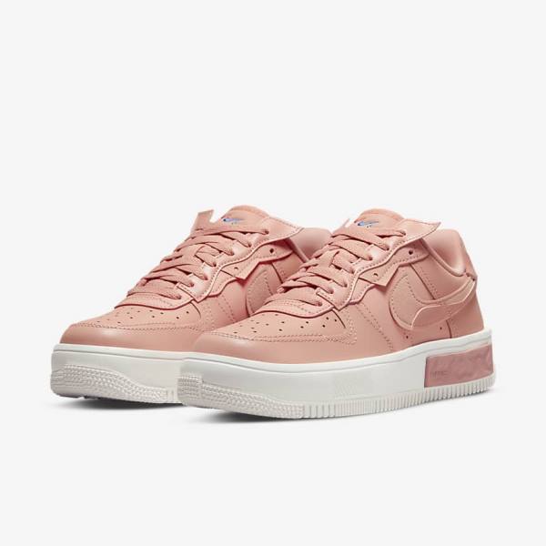 Women's Nike Air Force 1 Fontanka Sneakers White / Red Pink / Light | NK571KRG