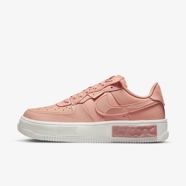 Women\'s Nike Air Force 1 Fontanka Sneakers White / Red Pink / Light | NK571KRG