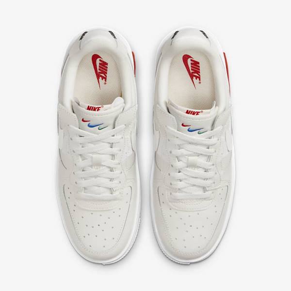 Women's Nike Air Force 1 Fontanka Sneakers White / Red | NK657KND