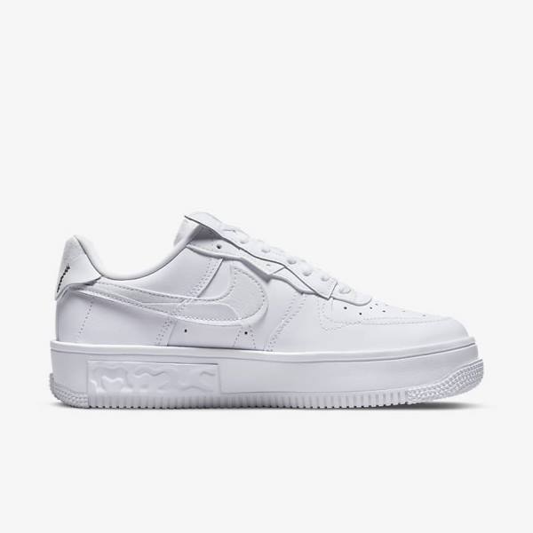 Women's Nike Air Force 1 Fontanka Sneakers White | NK930BEJ