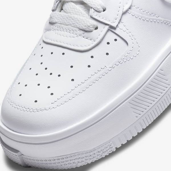 Women's Nike Air Force 1 Fontanka Sneakers White | NK930BEJ