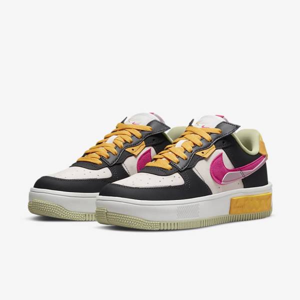 Women's Nike Air Force 1 Fontanka Sneakers White / Purple / Pink | NK954QSM