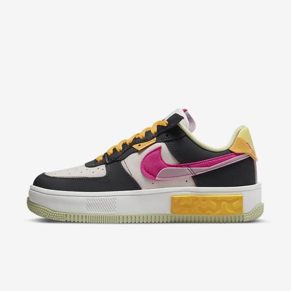 Women\'s Nike Air Force 1 Fontanka Sneakers White / Purple / Pink | NK954QSM