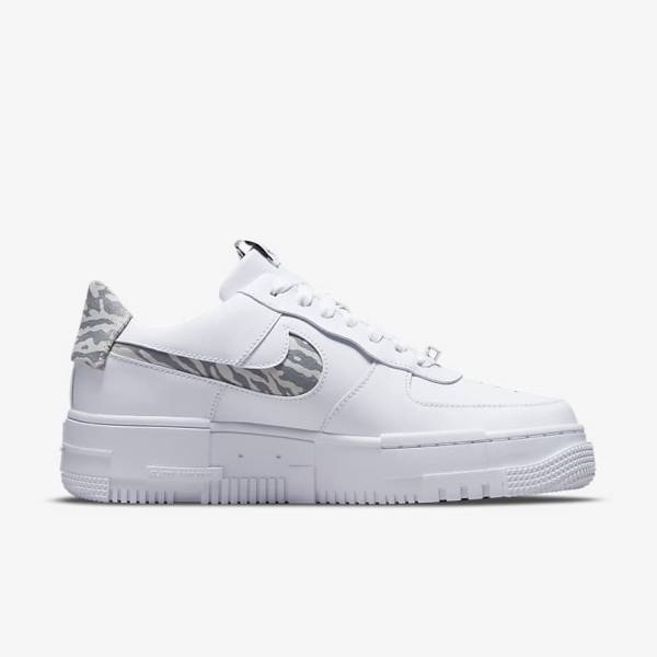 Women's Nike Air Force 1 Pixel SE Sneakers White / Grey / White | NK137UZC