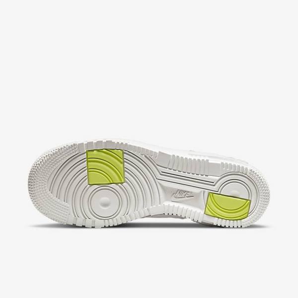 Women's Nike Air Force 1 Pixel SE Sneakers Light Lemon / Black | NK690XLP