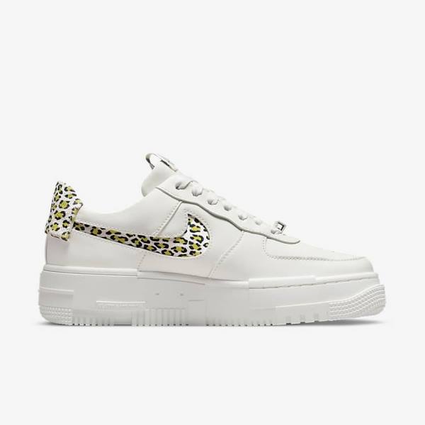 Women's Nike Air Force 1 Pixel SE Sneakers Light Lemon / Black | NK690XLP