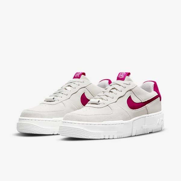 Women's Nike Air Force 1 Pixel Sneakers White | NK263KNI