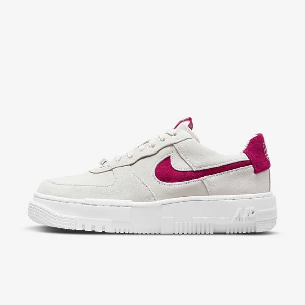 Women\'s Nike Air Force 1 Pixel Sneakers White | NK263KNI