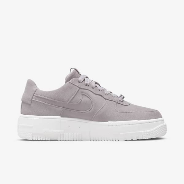 Women's Nike Air Force 1 Pixel Sneakers Grey / White / Grey | NK356CBW