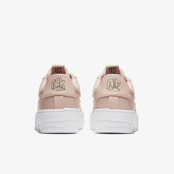 Women's Nike Air Force 1 Pixel Sneakers Beige / Black / White | NK782LBP