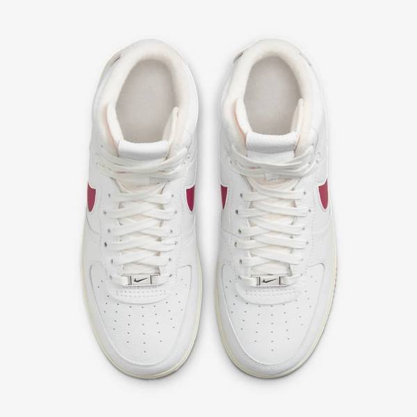 Women's Nike Air Force 1 Sculpt Sneakers White / Red | NK186EHZ