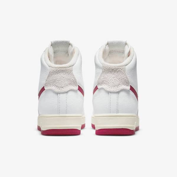 Women's Nike Air Force 1 Sculpt Sneakers White / Red | NK186EHZ