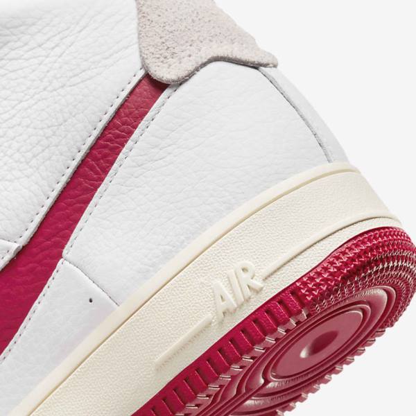 Women's Nike Air Force 1 Sculpt Sneakers White / Red | NK186EHZ