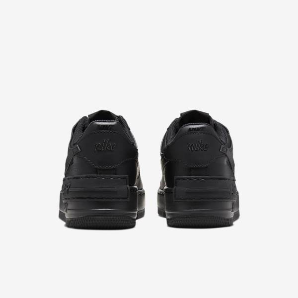 Women's Nike Air Force 1 Shadow Sneakers Black | NK213MSN