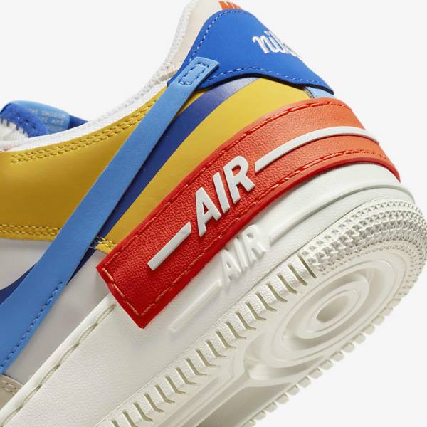 Women's Nike Air Force 1 Shadow Sneakers Royal / Orange / Blue | NK645QKT