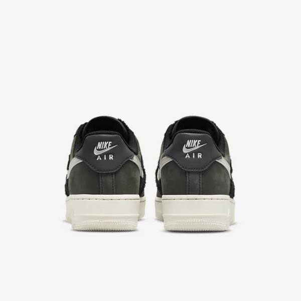 Women's Nike Air Force 1 Sneakers Black / Light Beige | NK016FVK