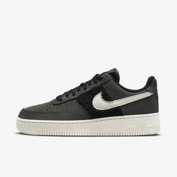 Women\'s Nike Air Force 1 Sneakers Black / Light Beige | NK016FVK