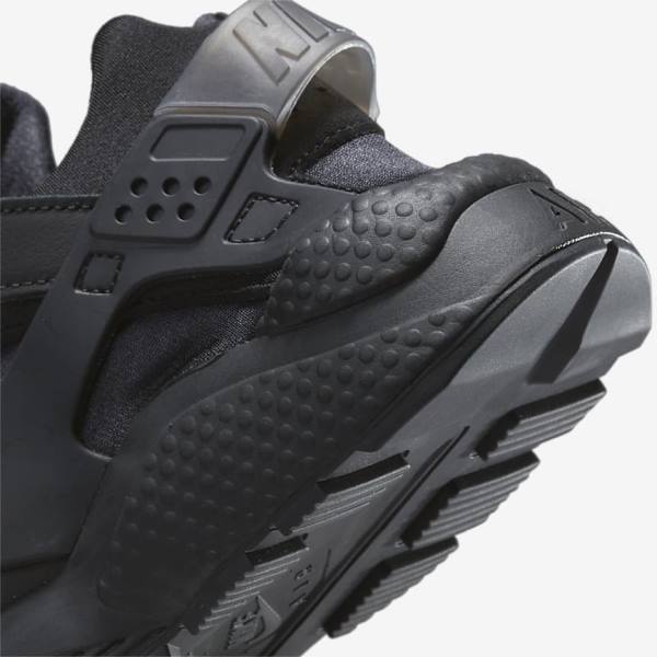 Women's Nike Air Huarache Sneakers Black / Dark Grey | NK157GPY