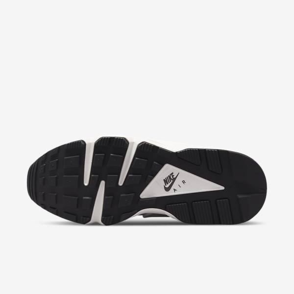 Women's Nike Air Huarache Sneakers Black / White | NK976OQV