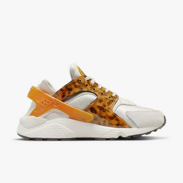 Women's Nike Air Huarache Sneakers Brown / Light Beige / Yellow | NK938NQM