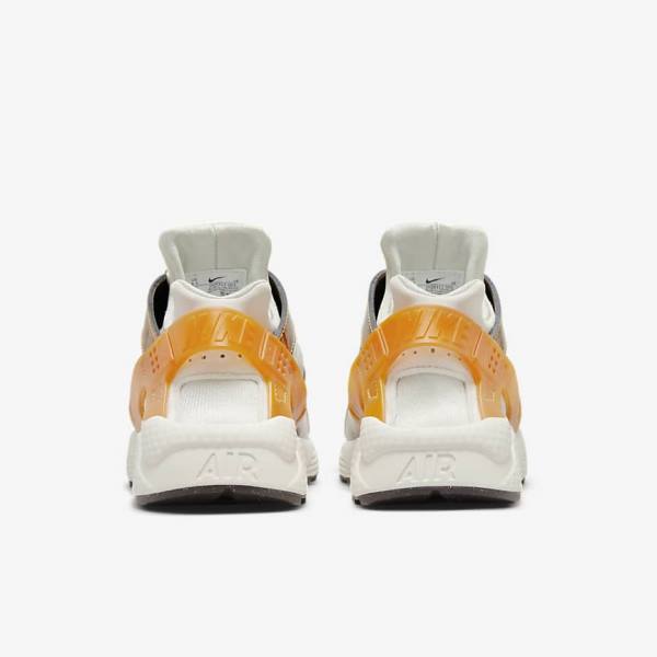 Women's Nike Air Huarache Sneakers Brown / Light Beige / Yellow | NK938NQM