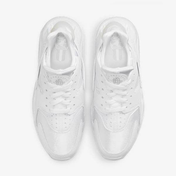 Women's Nike Air Huarache Sneakers White / Platinum | NK491GZF