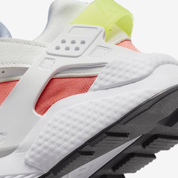 Women's Nike Air Huarache Sneakers White / Light Red / Black | NK804UBS