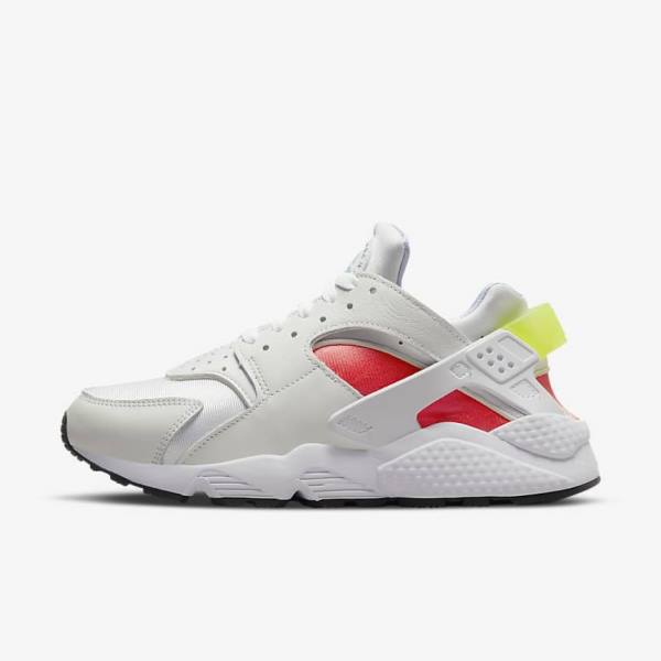 Women\'s Nike Air Huarache Sneakers White / Light Red / Black | NK804UBS