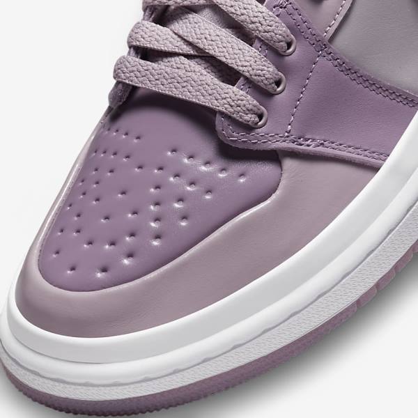 Women's Nike Air Jordan 1 Acclimate Jordan Shoes Purple / Grey / White | NK395AMX