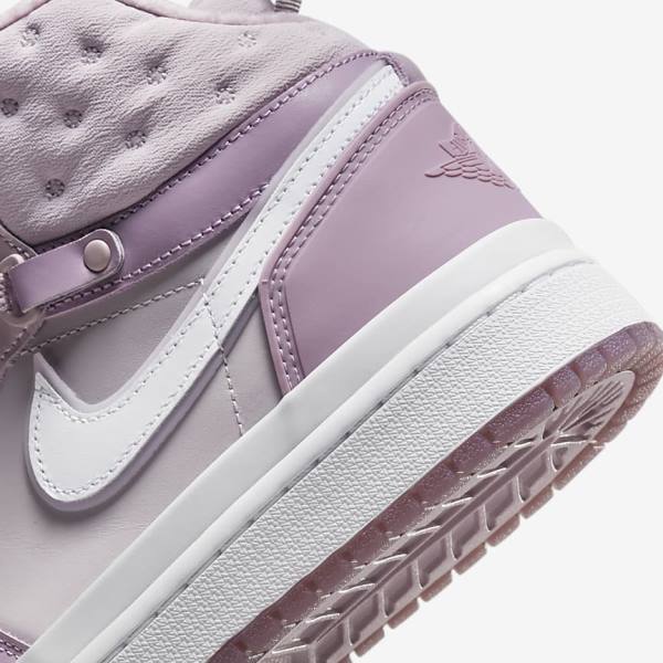 Women's Nike Air Jordan 1 Acclimate Jordan Shoes Purple / Grey / White | NK395AMX