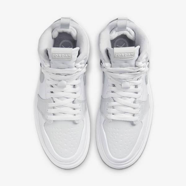 Women's Nike Air Jordan 1 Acclimate Jordan Shoes White / Grey | NK549RGU