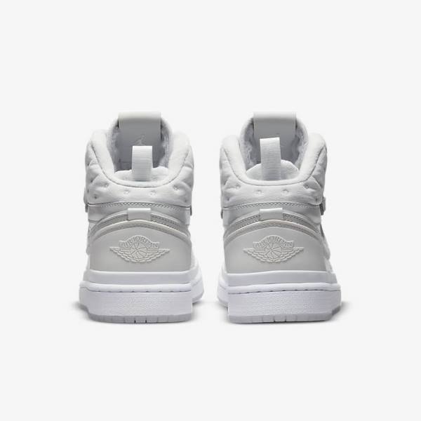 Women's Nike Air Jordan 1 Acclimate Jordan Shoes White / Grey | NK549RGU