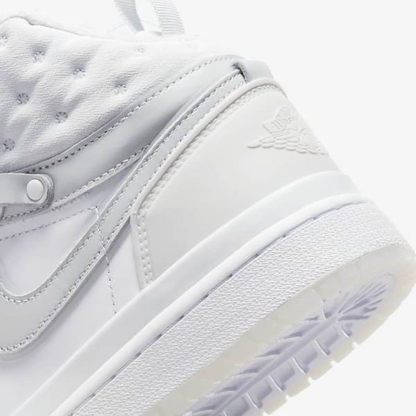 Women's Nike Air Jordan 1 Acclimate Jordan Shoes White / Grey | NK549RGU