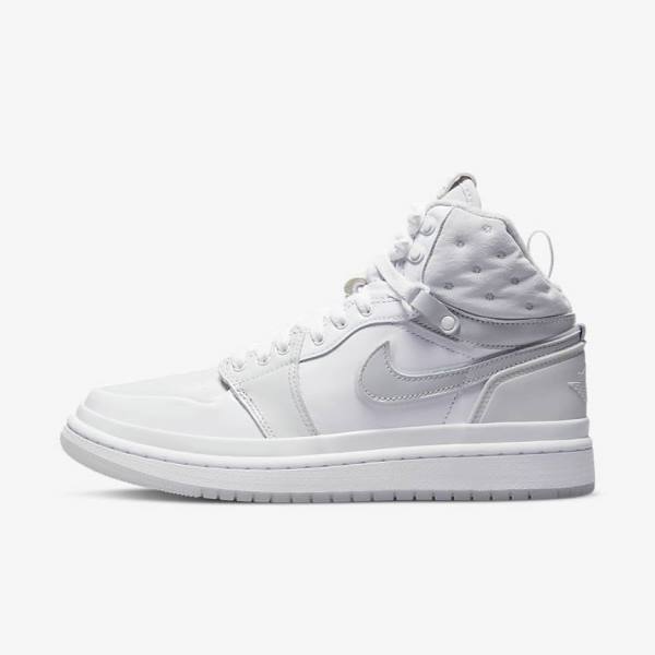 Women\'s Nike Air Jordan 1 Acclimate Jordan Shoes White / Grey | NK549RGU