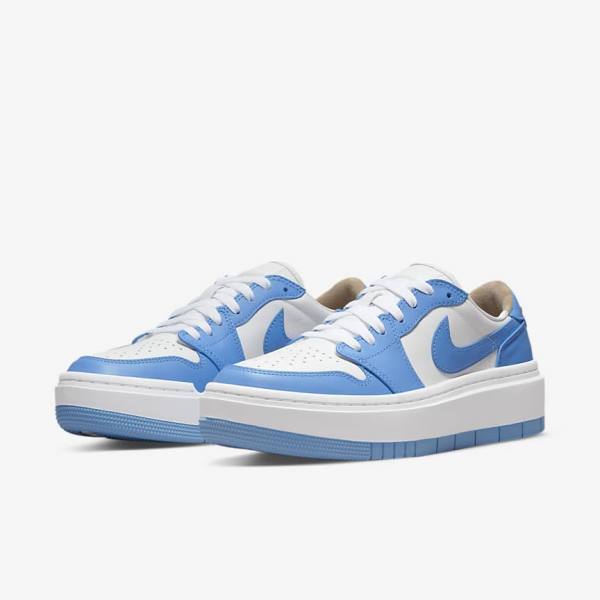 Women's Nike Air Jordan 1 Elevate Low SE Sneakers White Black / Blue | NK532RWN