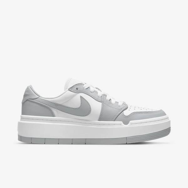 Women's Nike Air Jordan 1 Elevate Low Sneakers White / Grey | NK561FZN