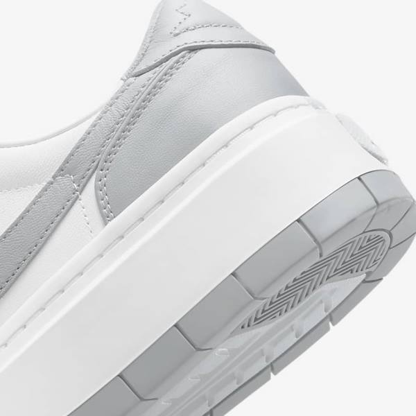 Women's Nike Air Jordan 1 Elevate Low Sneakers White / Grey | NK561FZN