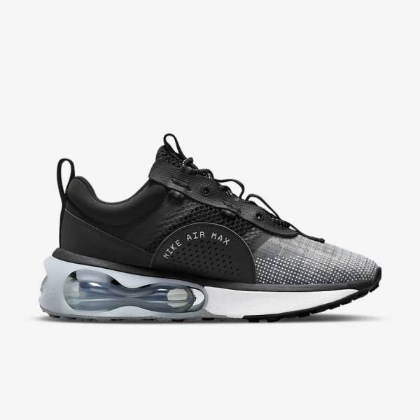 Women's Nike Air Max 2021 Sneakers Black / Metal Silver / Grey / White | NK124UWD