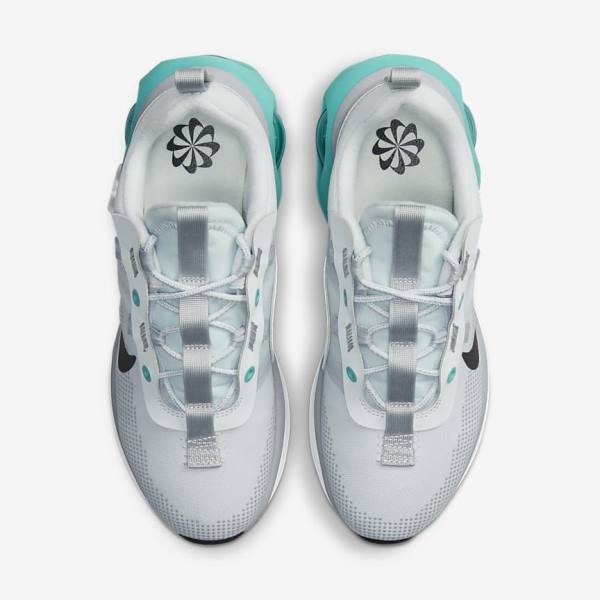 Women's Nike Air Max 2021 Sneakers Platinum / Turquoise / Grey / Black | NK231ZVH