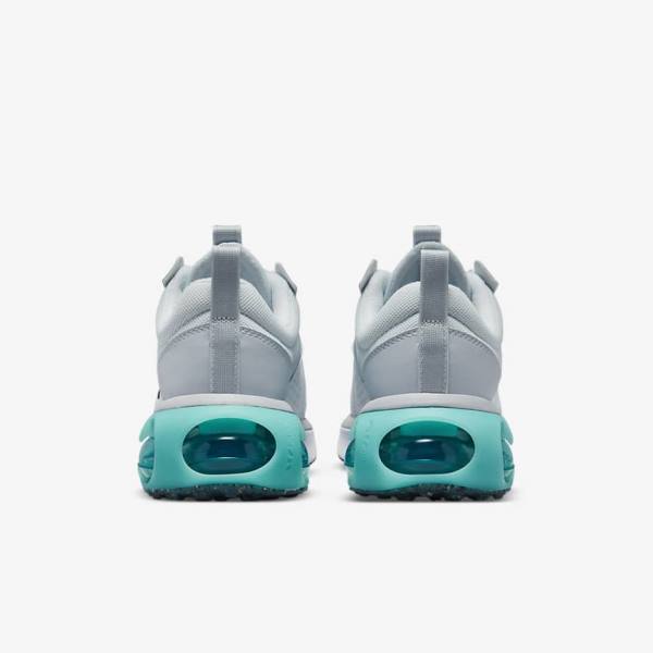 Women's Nike Air Max 2021 Sneakers Platinum / Turquoise / Grey / Black | NK231ZVH