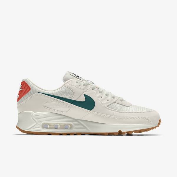 Women's Nike Air Max 90 By You Custom Sneakers Multicolor | NK035ADU