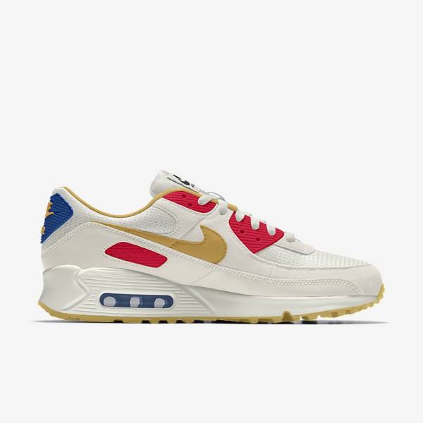 Women's Nike Air Max 90 By You Custom Sneakers Multicolor | NK478VEM