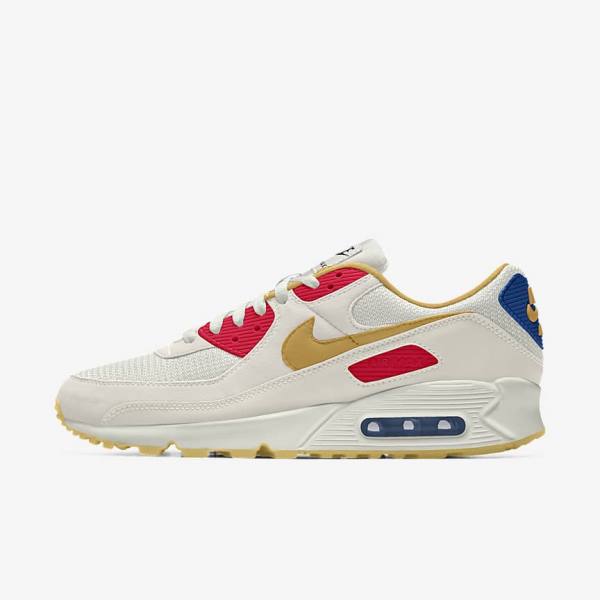 Women\'s Nike Air Max 90 By You Custom Sneakers Multicolor | NK478VEM