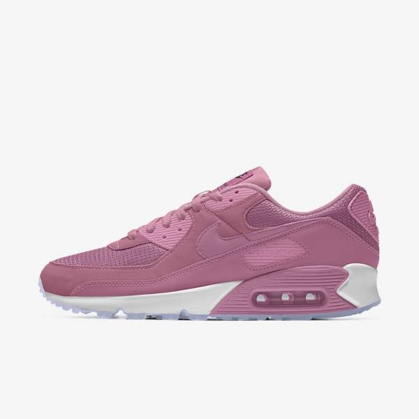 Women\'s Nike Air Max 90 By You Custom Sneakers Multicolor | NK968DQZ