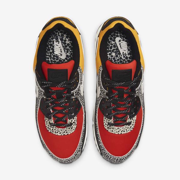 Women's Nike Air Max 90 SE Sneakers Black / Red | NK950CAG