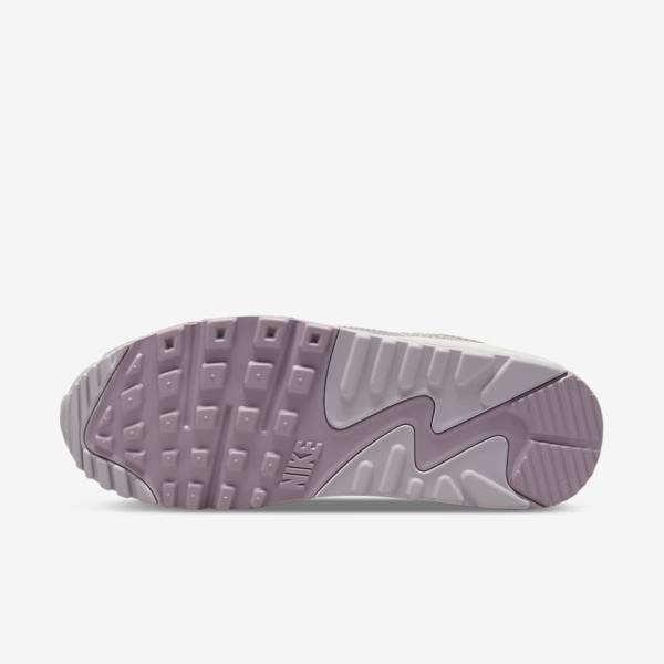 Women's Nike Air Max 90 Sneakers Purple / White | NK169CAW