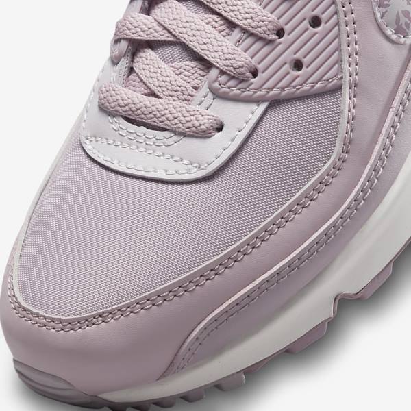 Women's Nike Air Max 90 Sneakers Purple / White | NK169CAW