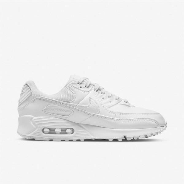 Women's Nike Air Max 90 Sneakers White | NK512FGC